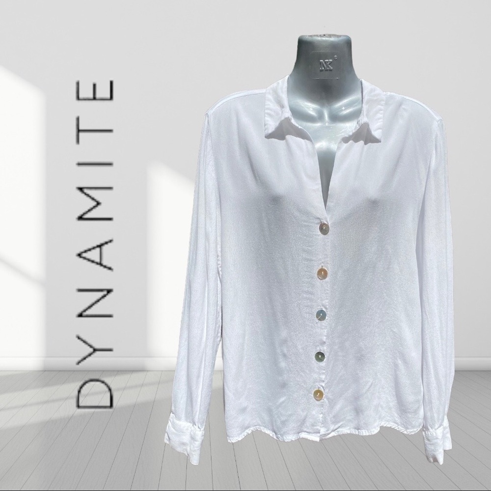 Dynamite Classic white blouse ✔️